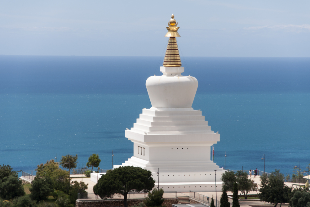 Enlightenment Stupa. Credit Depositphotos
