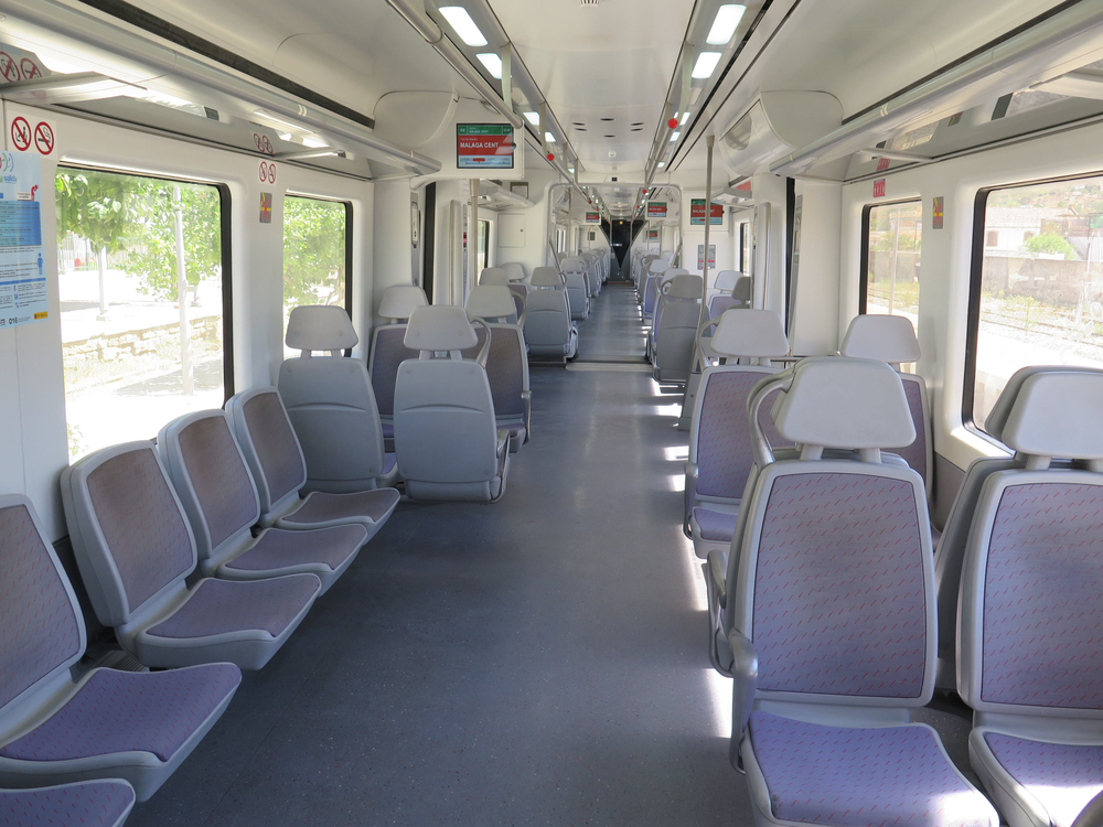 Malaga commuter train. getting to malaga airport