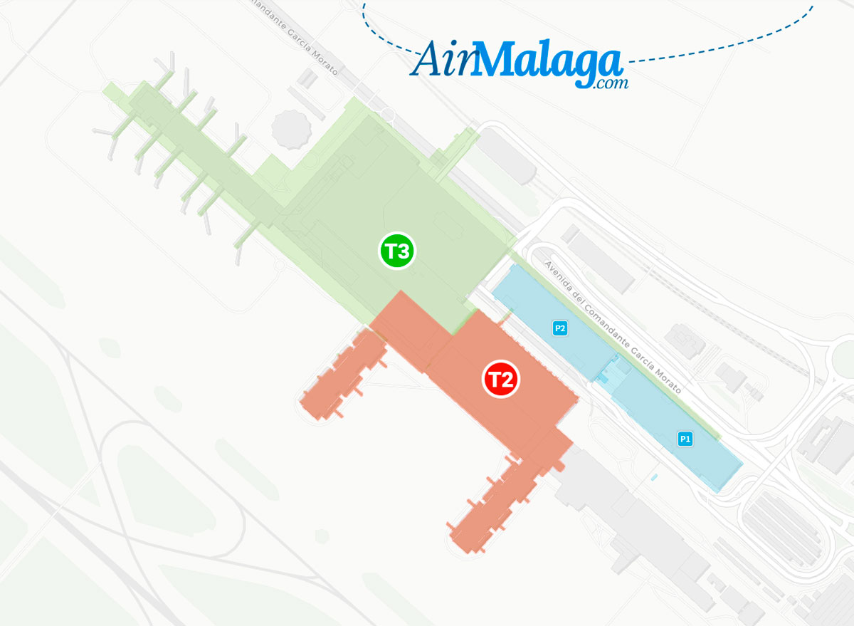Terminals 2 & 3 Malaga airport