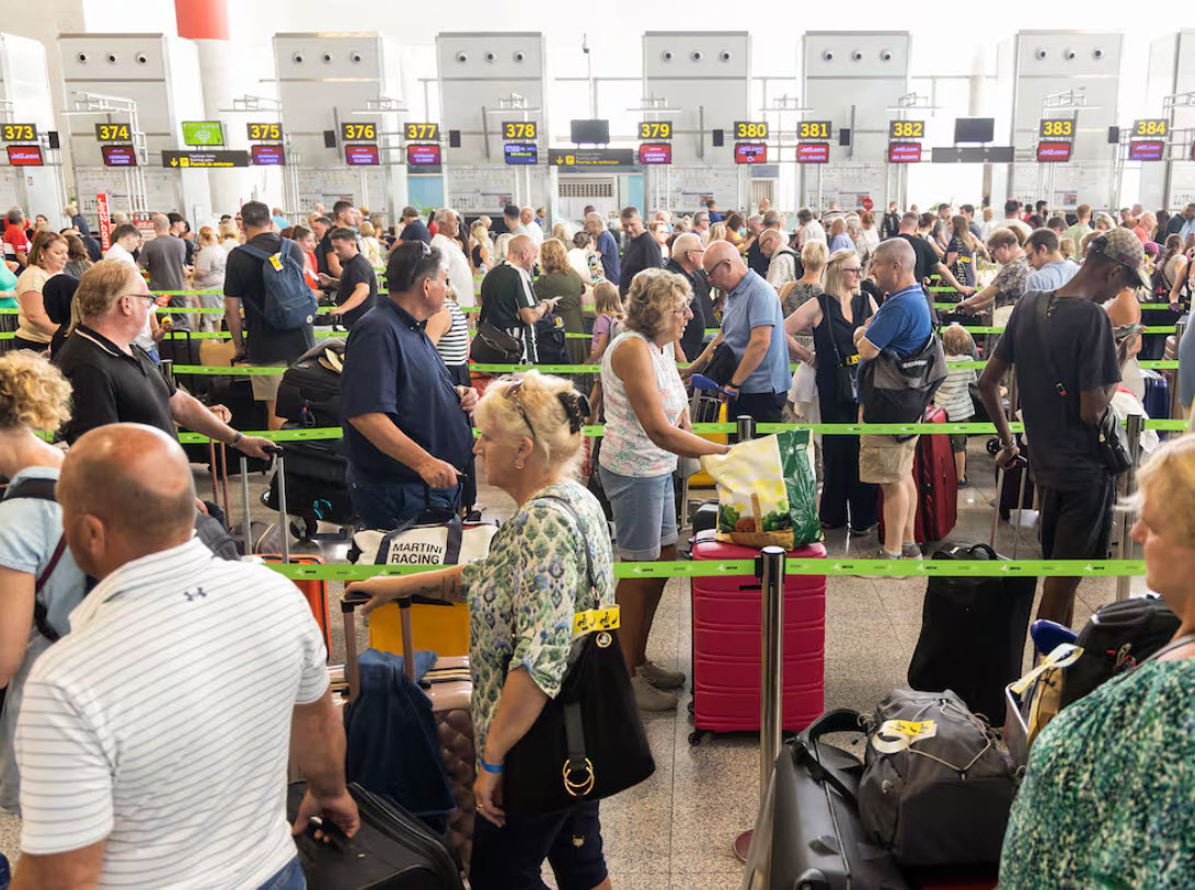 security filtre Malaga airport