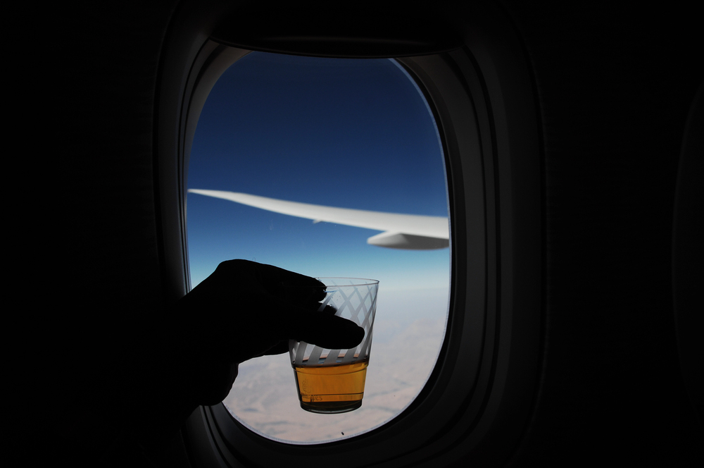 drinking alcohol during a flight