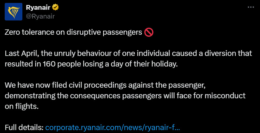 drunkenness on plane