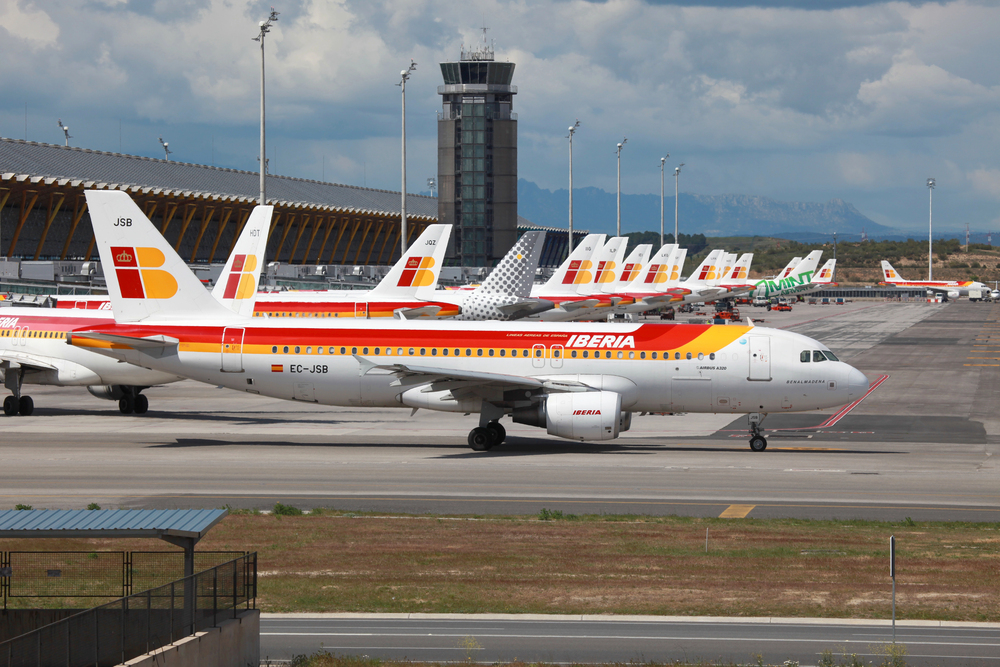 Iberia plane