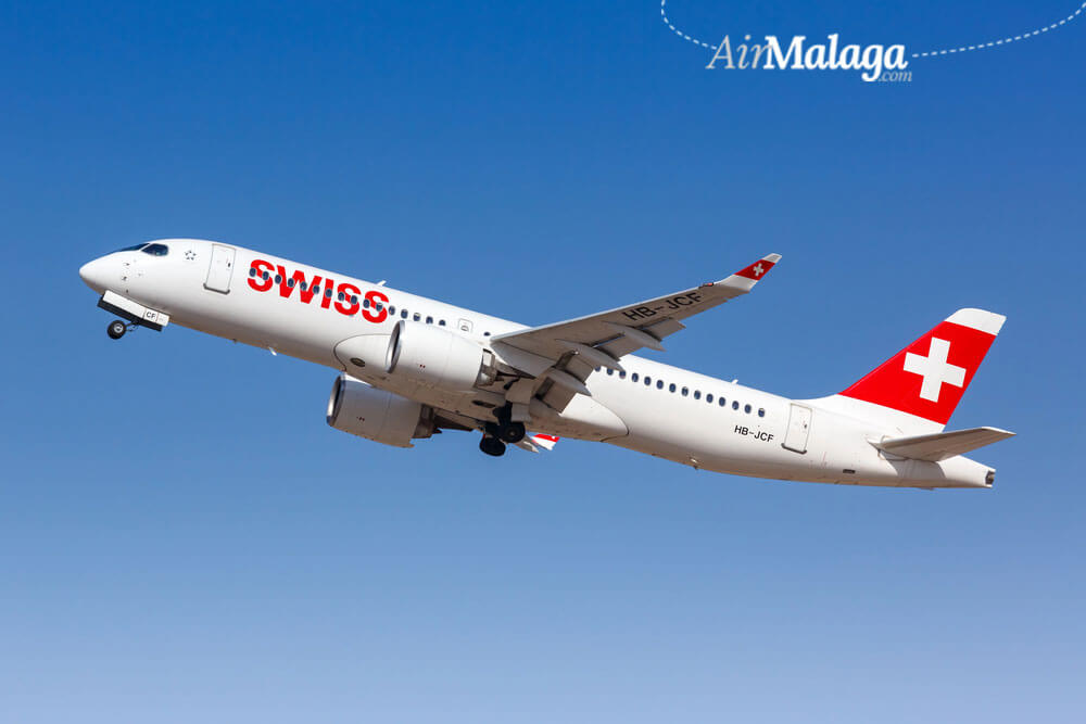 Swiss flights to Malaga